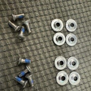 SNOWBOARD BINDINGS SCREWS - SET OF 8 SCREWS