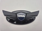 Black Ring Black Wing Logo Emblem Badge 1PC For 2011~2016 Hyundai Genesis Coupe