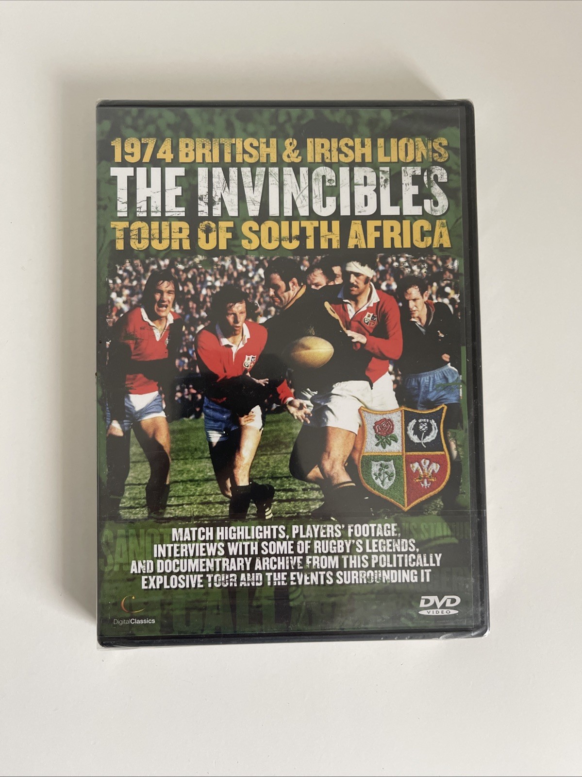 The Invincibles - The 1974 Lions Rugby Tour of South Africa DVD SEALED
