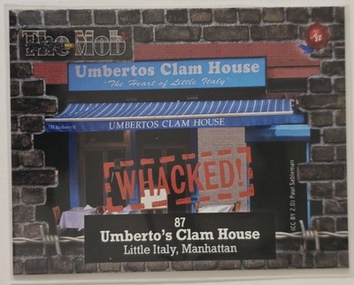 Umberto's Clam House Mob Favorite 2023 HISTORIC AUTOGRAPHS Mob 2 #87 26/32