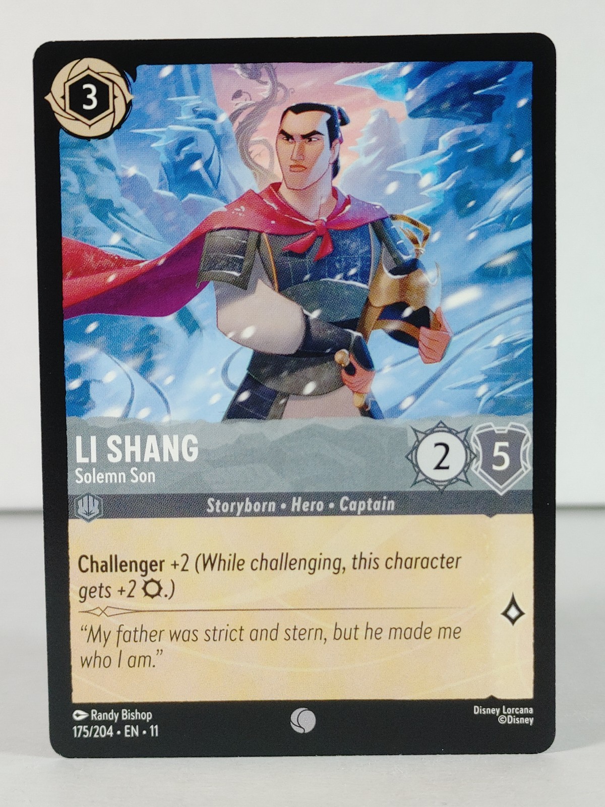 Li Shang - Solemn Son - Winterspell #175 - LORCANA - singles
