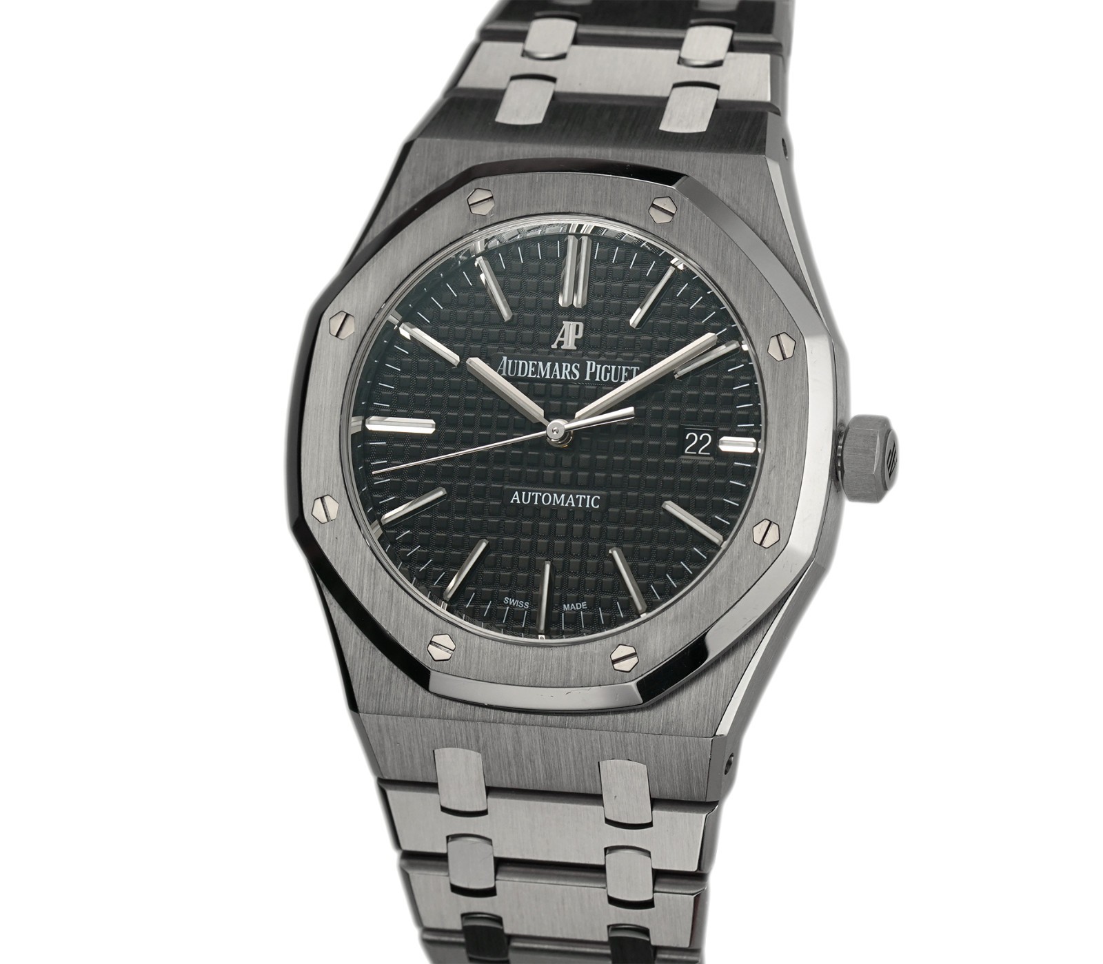 Audemars Piguet Royal Oak 41mm Steel Black Dial 15400ST.OO.1220ST.01 - 2017