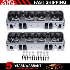 2 Cylinder Heads For Sbc Chevy 350 190cc 64cc Straight Studs G Plates 129006601 2 Cylinder Heads For Sbc Chevy 350 190cc 64cc Straight Studs G Plates 129006601