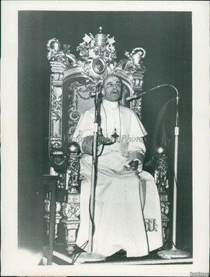 1952 Photo Christmas Message Of World Peace Given By Pope Pius Xii Religion 7x9