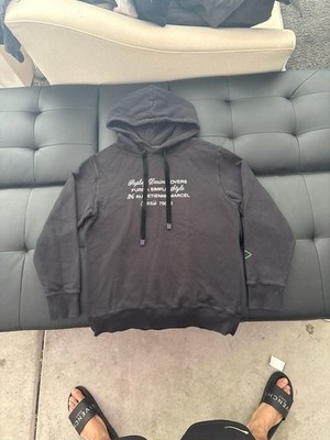 Replay Denim Lovers Pure & Simple Style Paris Graphic Hoodie Black