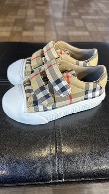Kids Burberry Cndonguadon Sneakers Size 26 ( Size us 9.5 kids ) | eBay