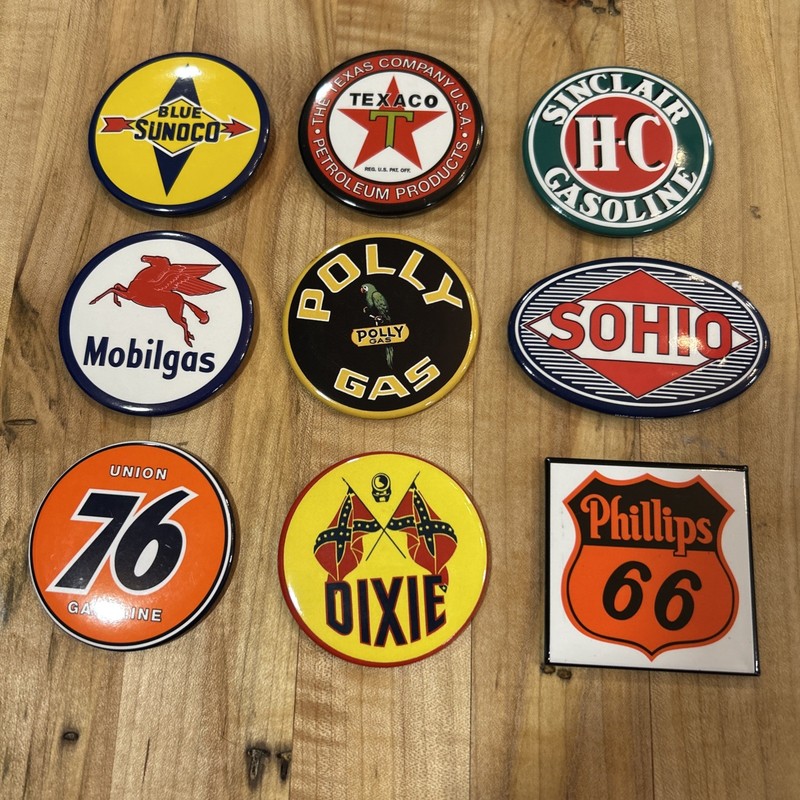 9. Magnets Toolbox Gas Station Vtg Decore Uniform Antique Sign Collectible Decal