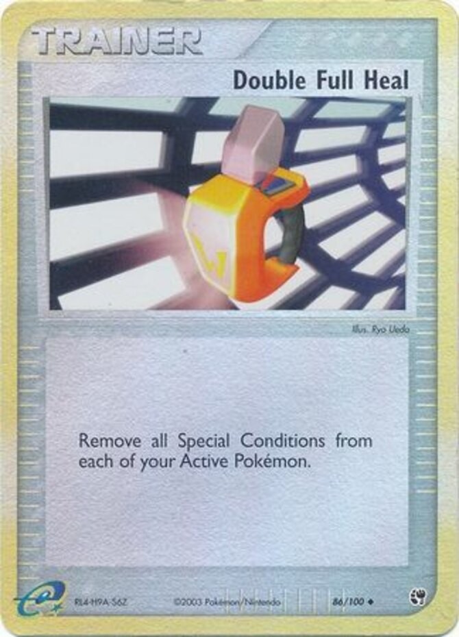 Double Full Heal - 86/100 - Uncommon - Reverse Holo - NM - EX Sandstorm