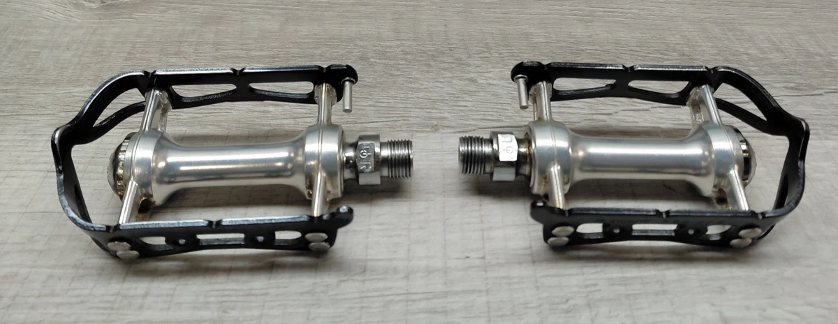Pédales Vélo KKT Top Run Argent - 14x125, Vintage Japon KIOKUTO