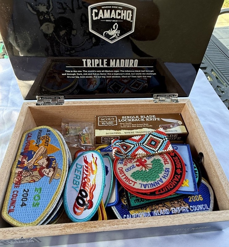 Boy Scouts of America BSA Patches, Pins, And New Scout Ware Single Blade Knife