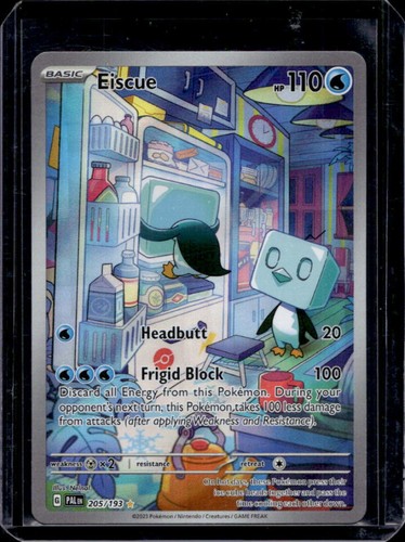 2023 Pokemon SV Paldea Evolved Eiscue Illustration Rare #205/193