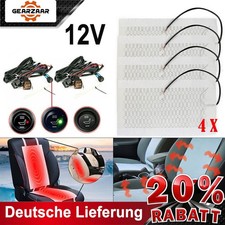 KFZ Carbon Sitzheizung Universal Heizmatten Nachrüstsatz 12V für PKW LKW BUS