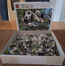 King: Puzzle "Happy Pandas" 1000 Teile, 68x49 cm