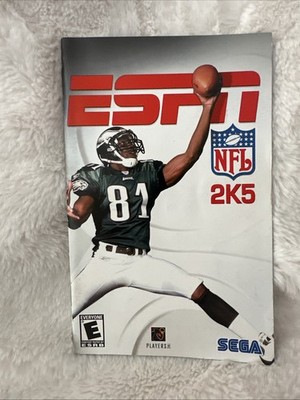 PlayStation 2 PS2 Manual Only ESPN NFL 2K5