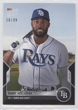 2022 Topps Now Road to Opening Day Black 16/99 Randy Arozarena #OD-47 a8m