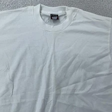 Vintage Blank White Screen Stars Best Shirt Mens Large/XL Made in USA Tee 90s