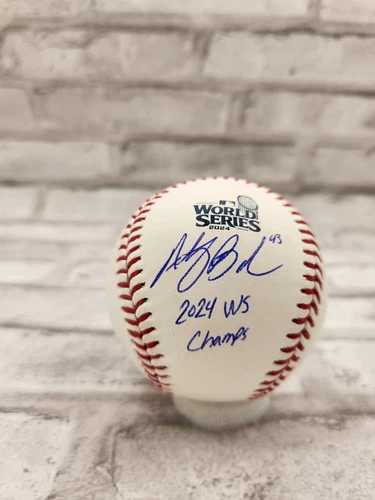 Los Angeles Dodgers Anthony Banda Signed 2024 World Series Baseball