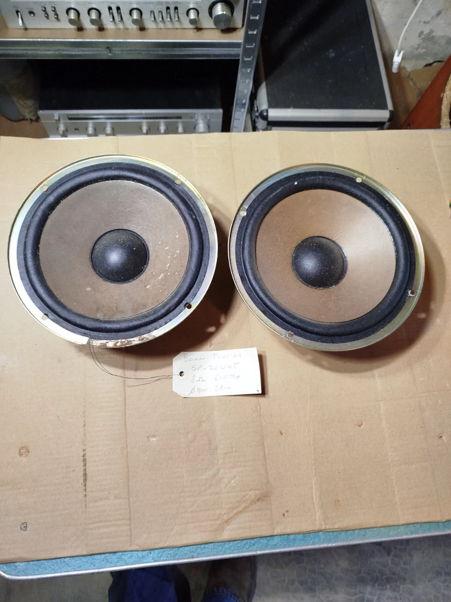Paire De Haut-Parleurs 21 Cm 45W RMS 8 Ohms - PAD Medium Hi-Fi - NOS