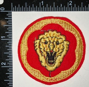 Belgian Belgium Army Territorial Troops Patch Formation Sign