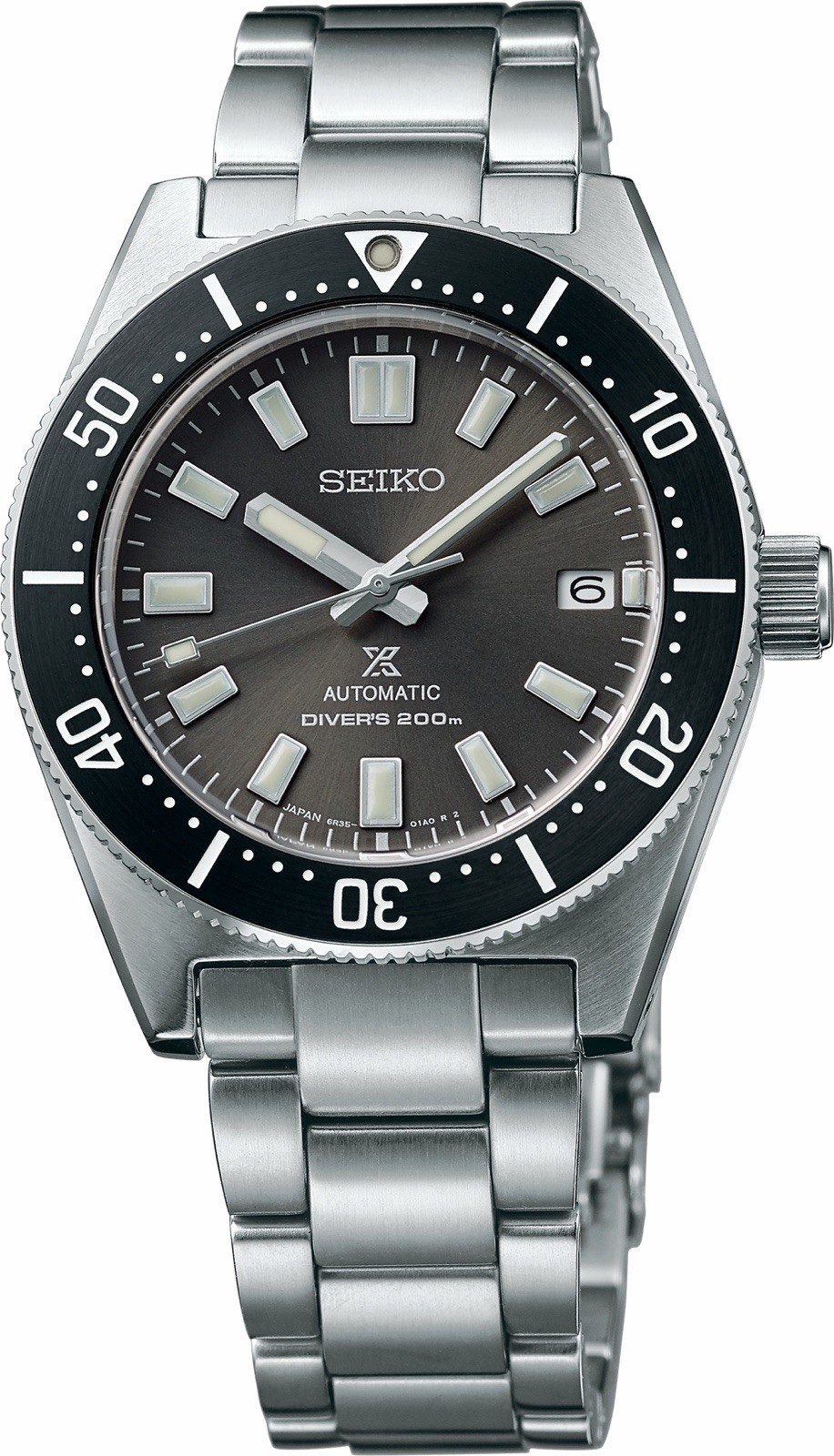 New Seiko Automatic Prospex Divers 200 Steel Bracelet Men's Watch SPB143