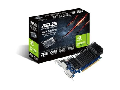 ASUS GeForce GT 730 2GB GDDR5 Low Profile Graphics Card for Silent HTPC Build
