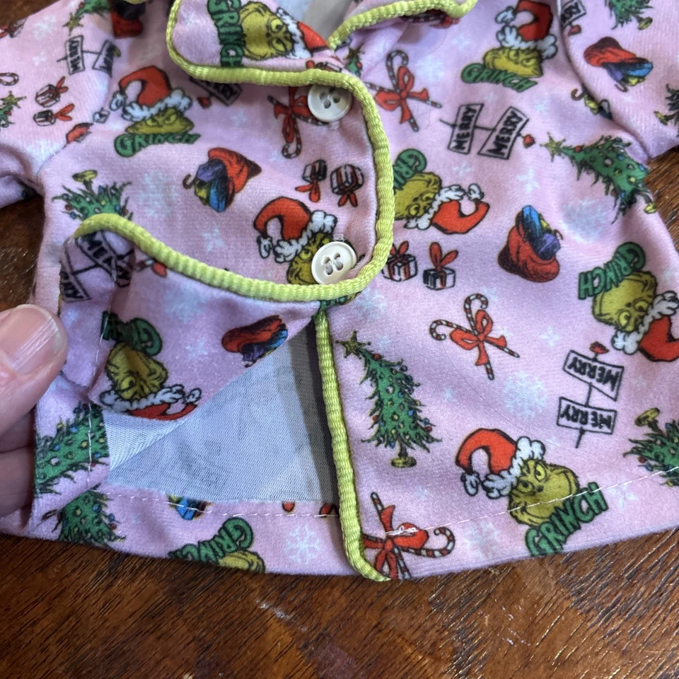 MI VIDA NUESTRA GENERACIÓN CHICA AMERICANA ILY FOREVER MUÑECAS MUÑECA GRINCH PIJAMA TOP Foto 3 de 4