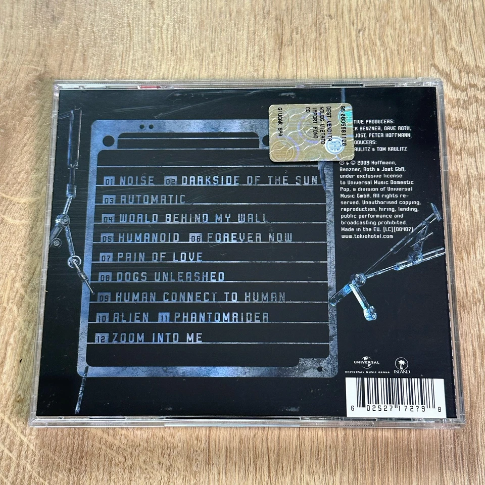 Tokio Hotel - Humanoid English Version CD Album Kaulitz & Kaulitz 2009 - Bild 4 von 4