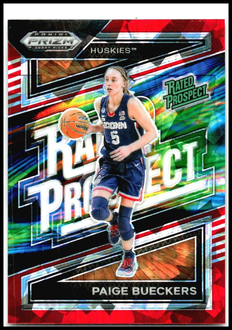 2024 Prizm Draft Picks Rated Prospect Prizms Red Ice #2 Paige Bueckers Dallas