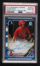 2019 Bowman Chrome Prospects HTA Choice Refractor Livan Soto PSA 10 Auto g5i