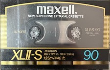 Maxell XL II-S 90 Type II Blank Cassette Tape SEALED, NOS