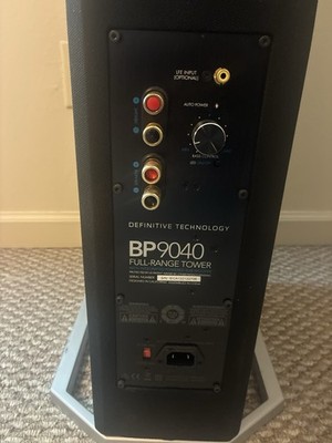 Definitive Technology BP9040 Tower Speaker with 8 inch Subwoofer - Black