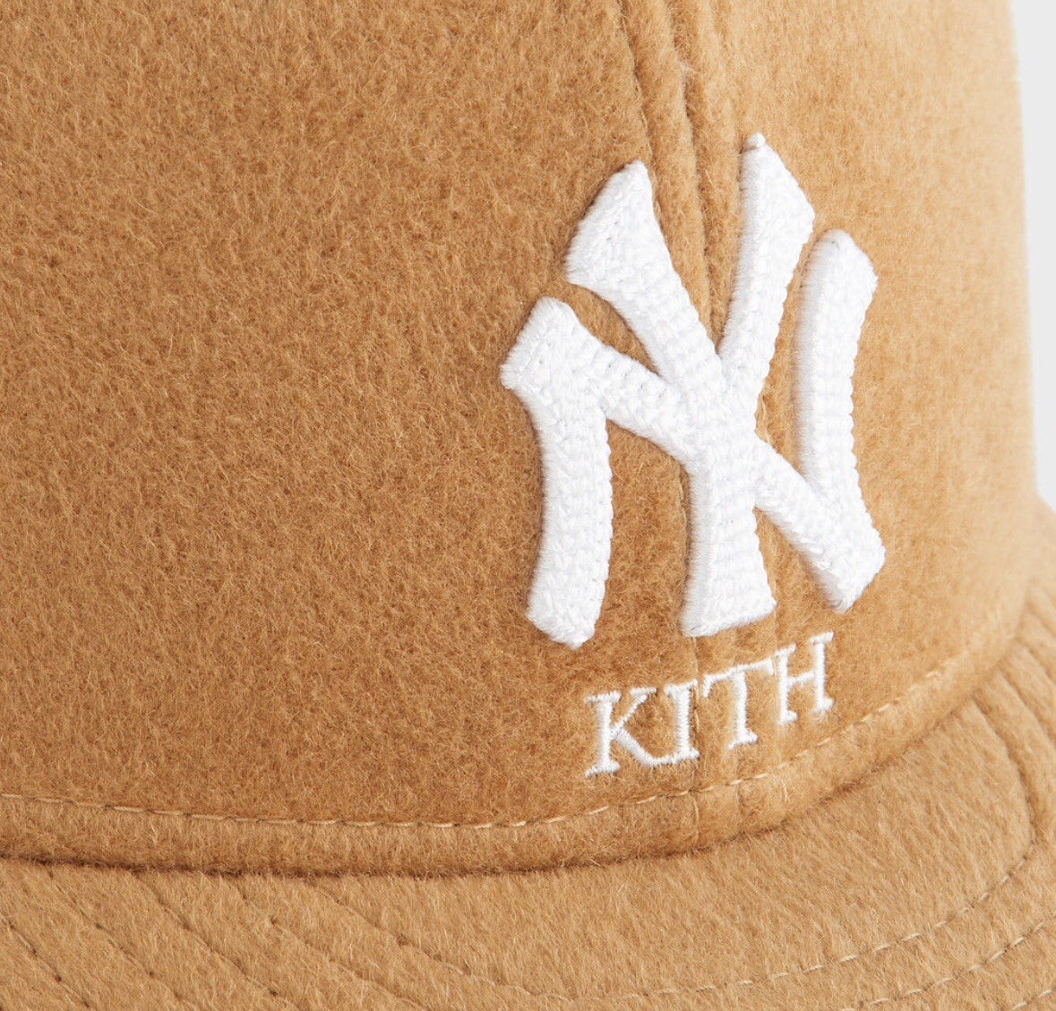 🔥Kith & New Era for the New York Yankees Melton Wool low Profile