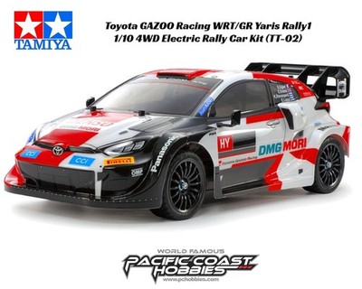 Tamiya Toyota GAZOO Racing WRT/GR Yaris Rally1 1/10 4WD Rally Car Kit (TT-02)