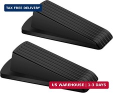 Door Stoppers, 2 Pack Premium Rubber Door Stoppers for Bottom of Door Security R