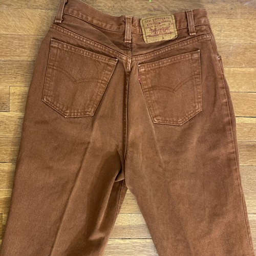 Women's Vintage Brown Levi High Waist Jeans 11 Medium (28x31) 17501-0670 USA - Picture 8 of 16