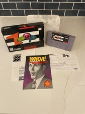 Zoop (Super Nintendo Entertainment System, 1995) SNES Cartridge box and inserts 