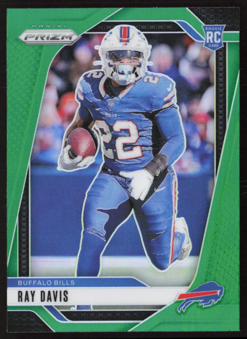 Ray Davis 2024 Panini Prizm Green #382 - Buffalo Bills