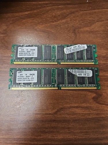 2x Samsung M368L3223FTN-CCC 0436 pc3200u-30331-z DDR RAM | eBay