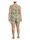Terra And Sky Women’s Plus Size Sea Turtle Camo SL Romper 1X (16W-18W) NWT — photo 2