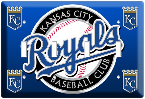 KANSAS CITY ROYALS SQUADRA DI BASEBALL INTERRUTTORE LUCE PRESA PIASTRE DA PARETE UOMO DECORAZIONE GROTTA - Foto 21 di 23