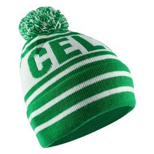 Gorro Oficial De Punto Celtic F.C. - Estilo Nieve, Bordado Del Escudo, Talla Única Para Adultos