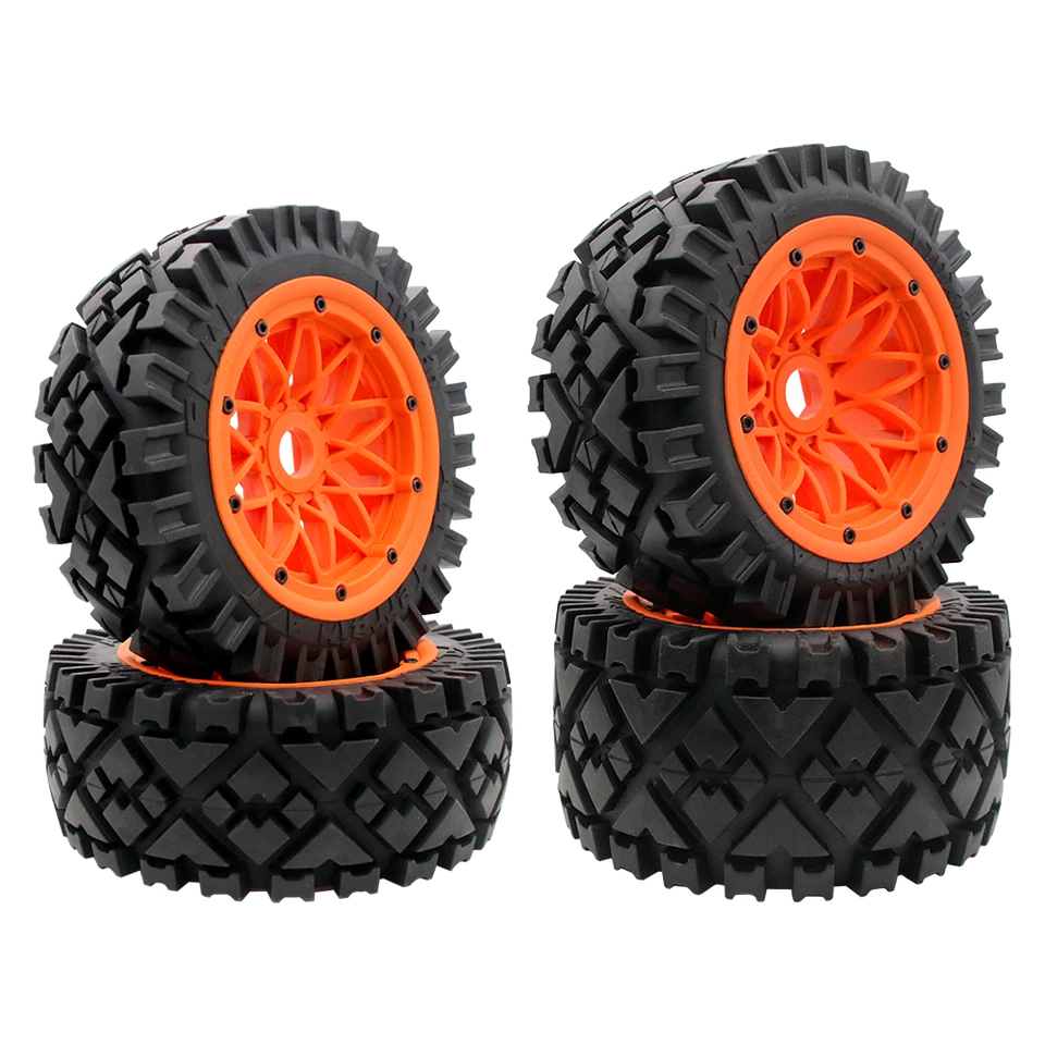RC 1/5 Nylon Rims Front Rear Wheel Four Wheel Tire for HPI Rovan KM Baja 5B SS - Image 4 of 4
