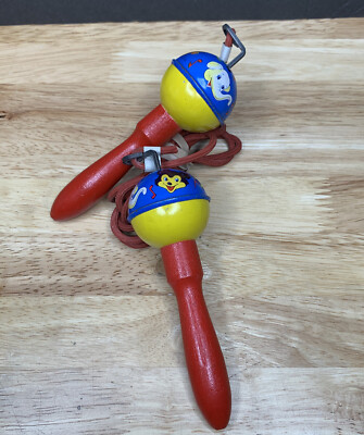 Vintage musical jump rope With Animal Print Tin made in Japan Very ...