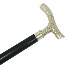 Antique Brass Derby Designer Handle Handmade Wooden Walking Cane Stick