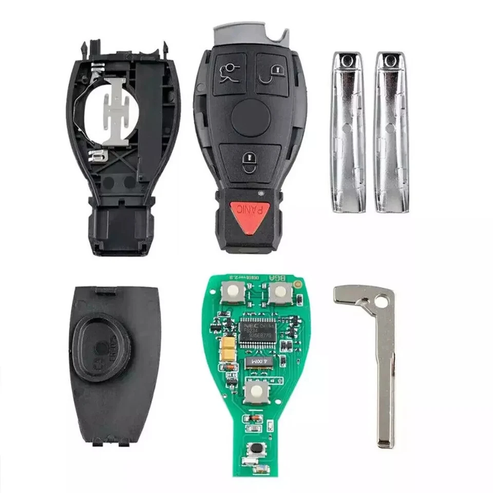 For 2009 2010 2011 2012 Mercedes Benz C350 C63 E350 Smart Remote Prox Key Fob - Image 3 of 4