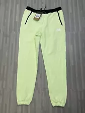 The North Face TNF Tech Knit Jogger Pants Womens Medium Lime Cream Green $75*