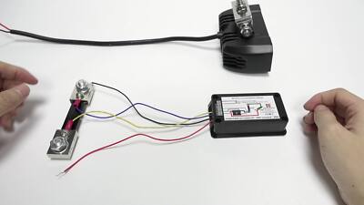 Misuratore Corrente 100A Monitor LCD Per Batteria DC - Voltmetro E Amperometro 0-200V, Perfetto Per Auto, Camper E Impianti Solari Misuratore Tensione 0-200V - Foto 5