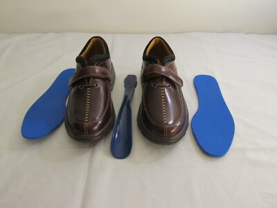 Dr. Comfort Delight Womens Therapeutic Diabetic Genuine Leather Walnut SIZE 10 M