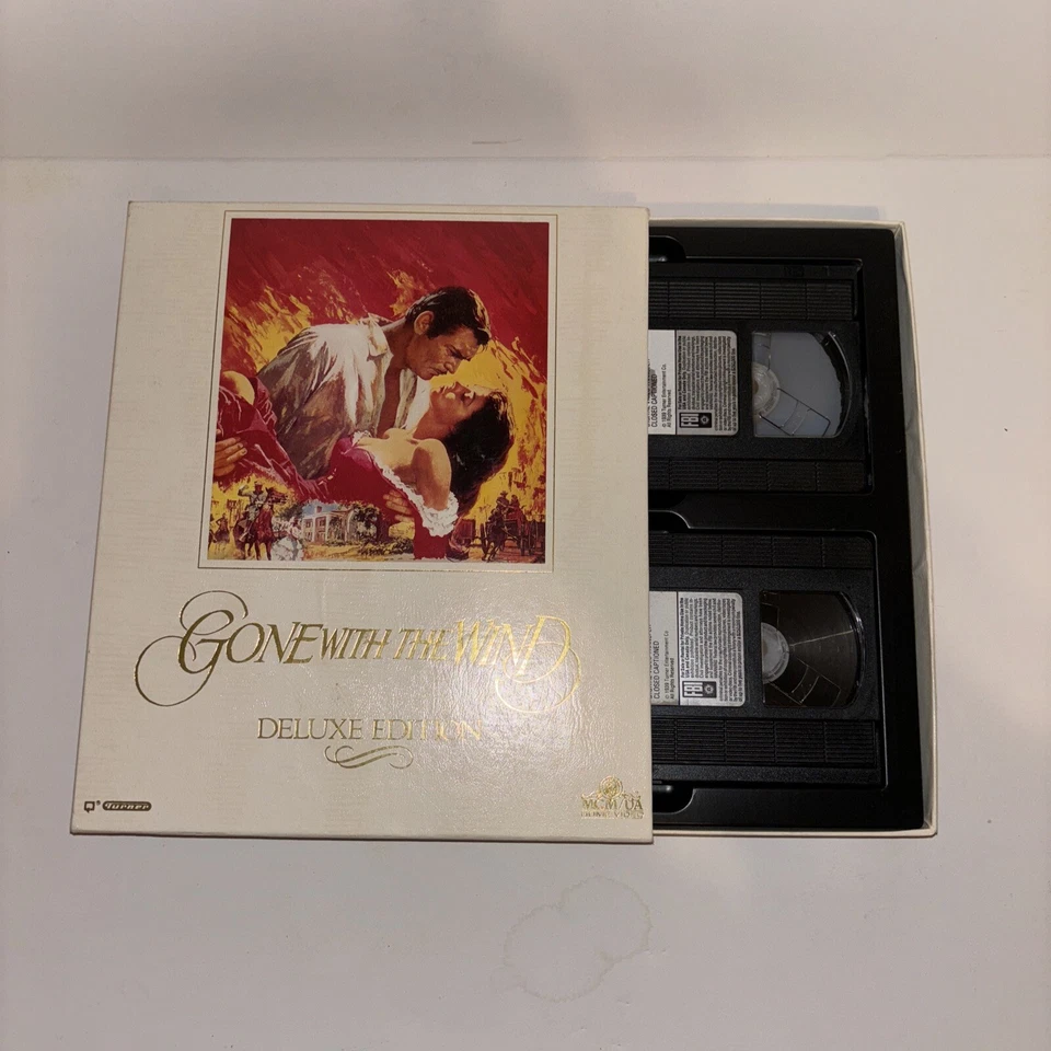 GONE WITH THE WIND VHS MOVIE TAPES DELUXE EDITION 1939 DIGITAL VIDEO TRANSFER - Image 3 of 4