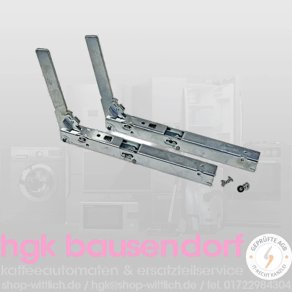 Miele Herd Türscharnier Set 5474374, 5474373, 5474372, 5474371 